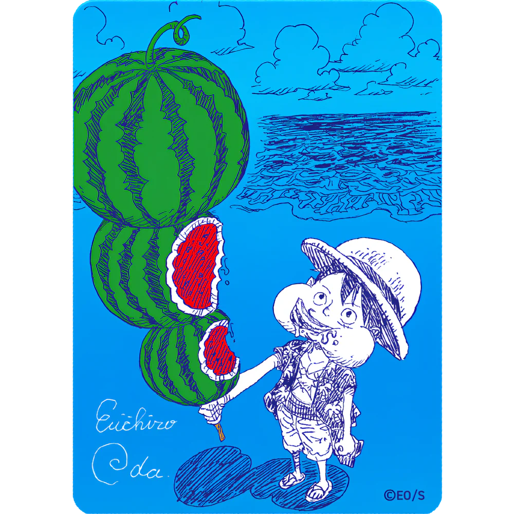 Tarjeta Luffy Sandía NatsuComi – Promocional Exclusiva Japón